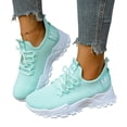 thumbnail image 1 of Willtoo Women's Breathable Walking Running Shoes Casual Lace Up Tennis Sneakers Non Slip Work Sport Athletic Orthopedic Shoes, 1 of 5