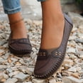 thumbnail image 1 of Willtoo Women's Classic Comfort Leather Loafers Casual Slip-Ons Lightweight Walking Flats Driving Boat Shoes, 1 of 5