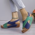 thumbnail image 1 of Willtoo Women's Contrast Color Flat Orthopedic Sandals 2026, Crisscross Strap Open Toe Summer Shoes, Comfortable Orthopedic Sandals, 1 of 5