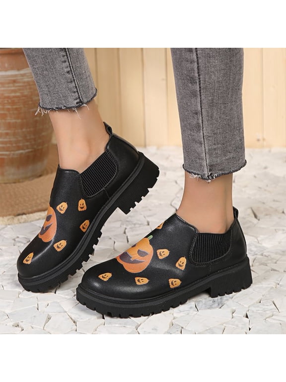 Women's Halloween Printed Boots for Party