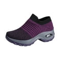 thumbnail image 1 of Willtoo Women's High-performance Air Cushioned Sports Shoes Provide Stable Support For Breathable Running and Fitness Training Daily Wear Dark Purple 42(US-9), 1 of 5