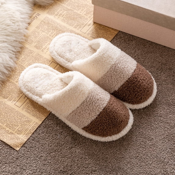 Willtoo Women's House Slippers Plush Cotton Warm Indoor Slippers for Home Wear Winter Fall
