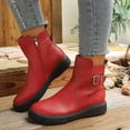 thumbnail image 1 of Willtoo Women's Metal Buckle Orthopedic Boots,Warm Slip on Snow Boots with Side Zipper, 1 of 6
