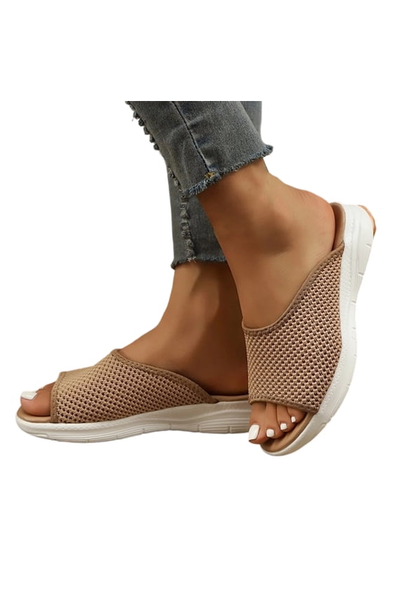 Women's Orthopedic Sandals Wide Width Wedge Casual Summer Sandals Flats Comfortable Orthopedic Slipper