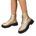 thumbnail image 1 of Willtoo Women's Platform Fashion Ankle Boots Thick Lug Sole Durable Chunky Wedge Booties Shoes, 1 of 7