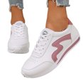 thumbnail image 1 of Willtoo Women's Platform Retro Style Sneakers - Lace-up Classic Fashion Stylish Tennis Running Walking Shoes, 1 of 6