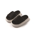 thumbnail image 1 of Willtoo Women's Plush Open Toe Slippers Cozy Fluffy Platform House Slides, 1 of 4