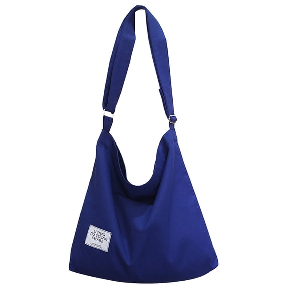 Willtoo Women's Retro Large Size Canvas Shoulder Bag Hobo Crossbody Handbag Casual Tote