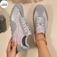 thumbnail image 1 of Willtoo Women's Retro Sneakers Round Toe Lace-Up Low-Top Casual Shoes Faux Suede Non Slip Sole Fashion Walking Tennis Shoes, 1 of 6