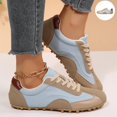 thumbnail image 1 of Willtoo Women's Retro Sneakers Round Toe Lace-Up Low-Top Casual Shoes Faux Suede Non Slip Sole Fashion Walking Tennis Shoes, 1 of 6