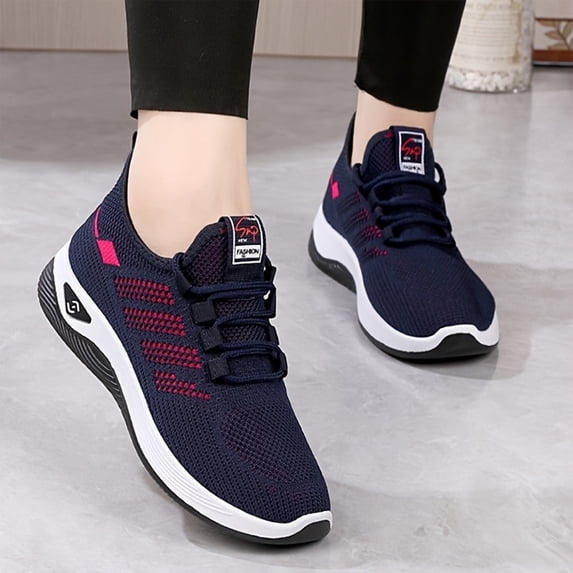 Willtoo Women's Running Orthopedic Shoes, Breathable Soft-Soled Low-top Walking Training Shoes, Comfortable Outdoor Sports