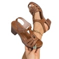 thumbnail image 1 of Willtoo Women's Summer Block Heel Sandals Fashion Open Toe Ankle Strap Chunky Heeled Dressy Shoes Comfort Slip-On Wedges, 1 of 5