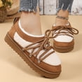 thumbnail image 1 of Willtoo Women's Winter Snow Boots Comfort Plush Warm Sneakers Indoor/Outdoor Anti-Slip Leisure Short Boot Thick Bottom Loafers, 1 of 5