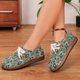 thumbnail image 1 of Willtoo Womens Boho Sneakers 2026 Low Top Canvas Casual Shoes Lace Up Fashion Comfortable Walking Shoes, 1 of 6