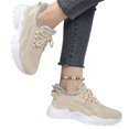 thumbnail image 1 of Willtoo Womens Cozy Lined Sneakers Lace Up Warm Plush Casual Walking Shoes Thick Sole Non Slip Athletic Shoes for Cold Weather, 1 of 6