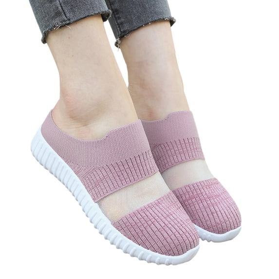 Willtoo Womens Golf Backless Shoes Fitness Orthopedic Slip On Hands Free Slip On Mesh Mules Women Closed Toe Clogs Shoes Casual Mesh Classic Fit Orthopedic Sneakers for Women