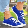 thumbnail image 1 of Willtoo Womens Low Top Canvas Sneakers Casual Flat Lace Up Walking Shoes Lightweight Daily Comfort Non Slip Canvas Shoes, 1 of 3