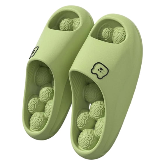 Willtoo Womens Massage Shower Shoes Open Toe Non Slip Slides Comfortable Quick-Dry Slip on Sandals Lightweight Indoor Slippers