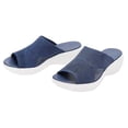 thumbnail image 1 of Willtoo Womens Orthopedic Platform Slides Sandals with Arch Support Ladies Comfortable Walking Open Toe Slip On for Summer, 1 of 4