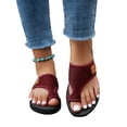 thumbnail image 1 of Willtoo Womens Orthopedic Sandals Slip on Non Slip Arch Support Summer Flat Sandals Wide Walking Shoes 2026 Comfortable Foam Shoes, 1 of 7