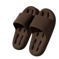 thumbnail image 1 of Willtoo Womens Shower Shoes Open Toe Non Slip Slides Cozy Hollow Drain Slip on Sandals Lightweight Indoor Slippers, 1 of 3