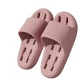 thumbnail image 1 of Willtoo Womens Shower Shoes Open Toe Non Slip Slides Cozy Hollow Drain Slip on Sandals Lightweight Indoor Slippers, 1 of 3