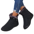 thumbnail image 1 of Willtoo Womens Winter Snow Boots Mid-Calf Waterproof Warm Lined Ankle Booties Side Zipper Non Slip Comfort Short Boots, 1 of 4