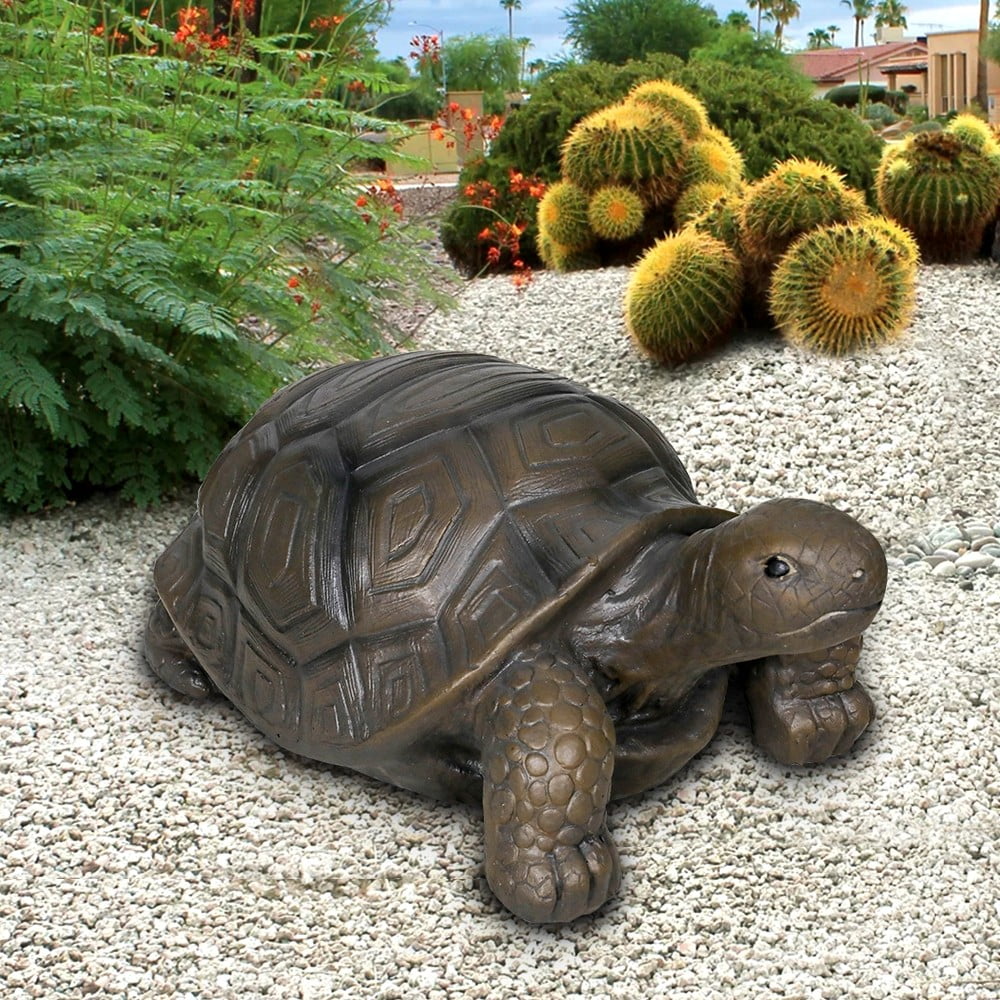 Willwolfer Large Garden Sculptures Turtle Decor Statues For Poolside