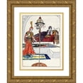 thumbnail image 1 of Willy Pogany 15x18 Gold Ornate Wood Frame and Double Matted Museum Art Print Titled - Forty-Four Turkish Fairy Tales Pl 09 (1913), 1 of 4