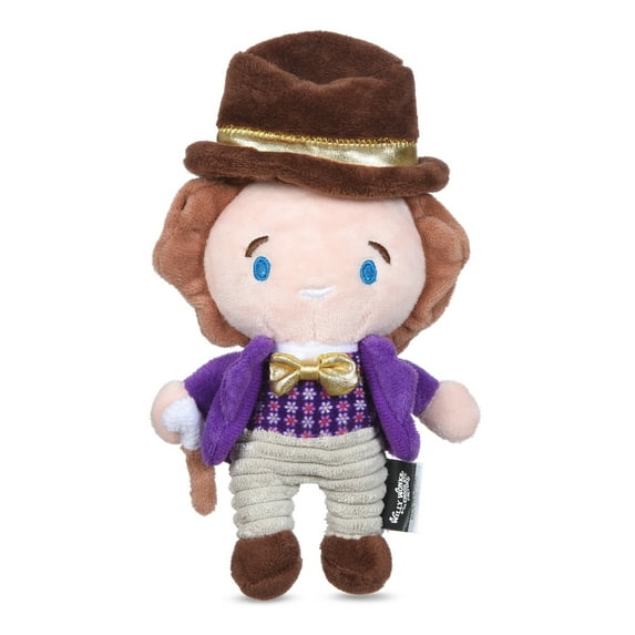 Willy Wonka 6" Plush Squeaker Figure Toy Willy Wonka