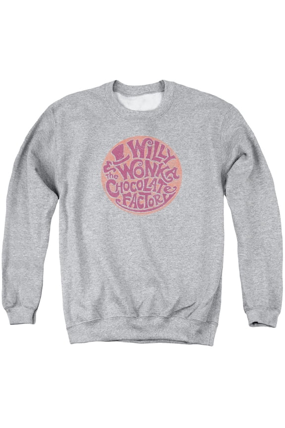 Willy Wonka And The Chocolate Factory - Circle Logo - Crewneck Sweatshirt - Small