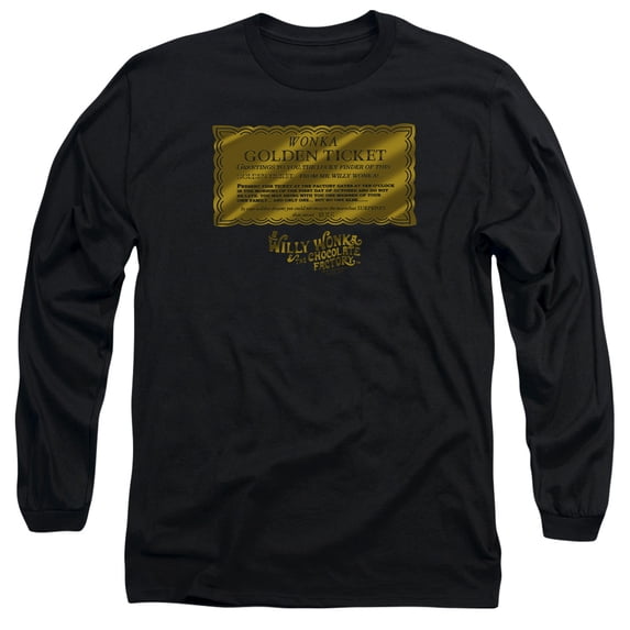 Willy Wonka And The Chocolate Factory - Golden Ticket - Long Sleeve Shirt - X-Large