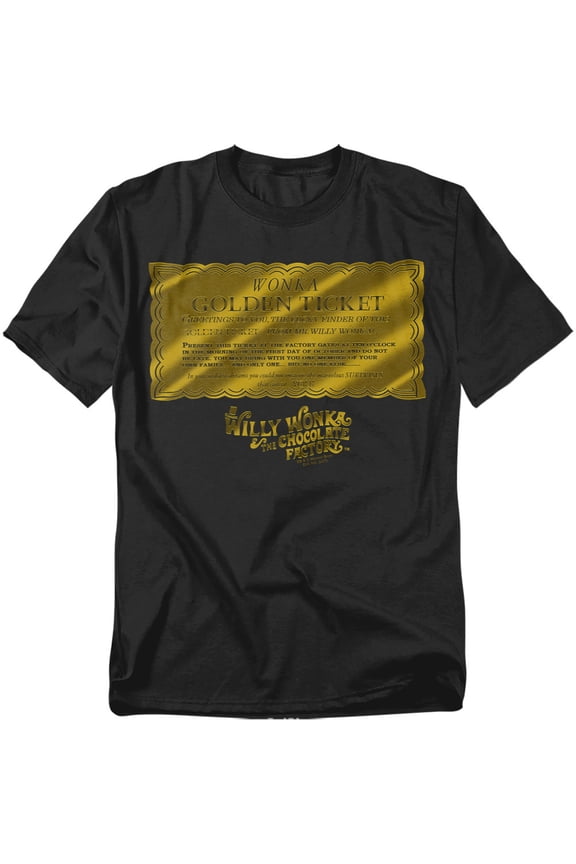 T-Shirt Golden Ticket Unisex Graphic Tee For Men & Women