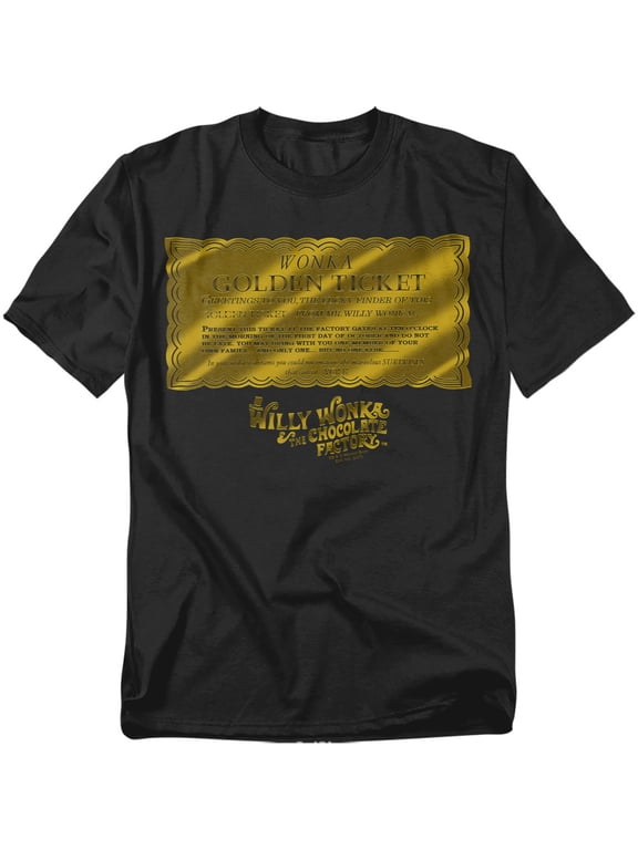 T-Shirt Golden Ticket Unisex Graphic Tee For Men & Women
