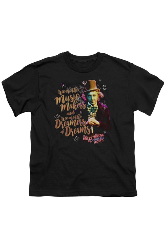 Willy Wonka And The Chocolate Factory - Music Makers - Youth Short Sleeve Shirt - Small