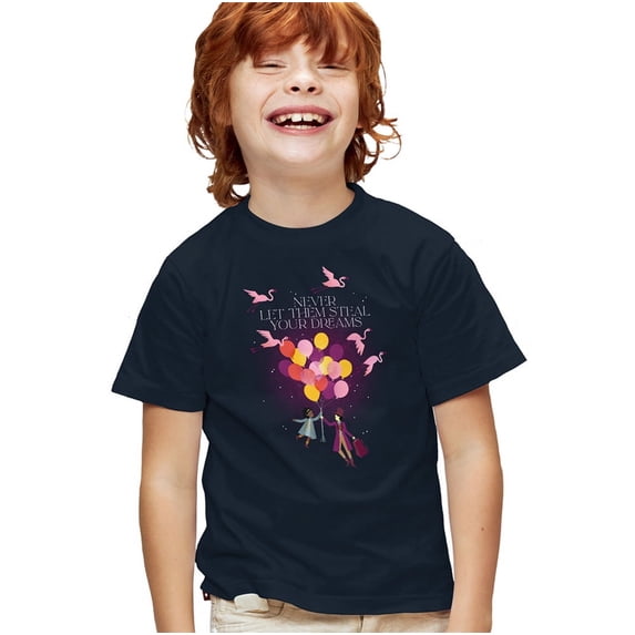 Willy Wonka And The Chocolate Factory Never Let Them Steal Your Dreams Kids T Shirtfor Youth Toddler Boys and Girls