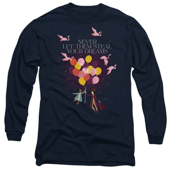 Willy Wonka And The Chocolate Factory Never Let Them Steal Your Dreams Unisex Adult Long-Sleeve T Shirt