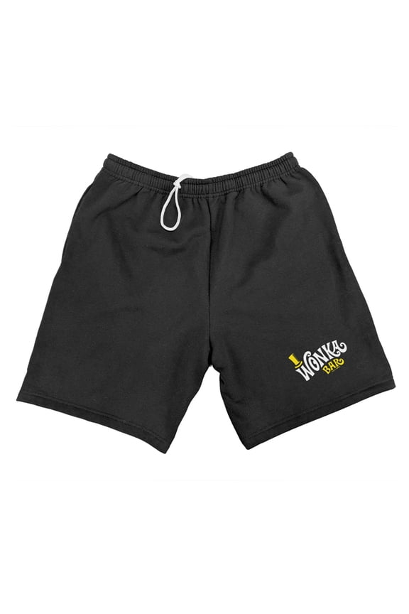 Willy Wonka And The Chocolate Factory Wonka Bar Logo Mens Sweat Shorts