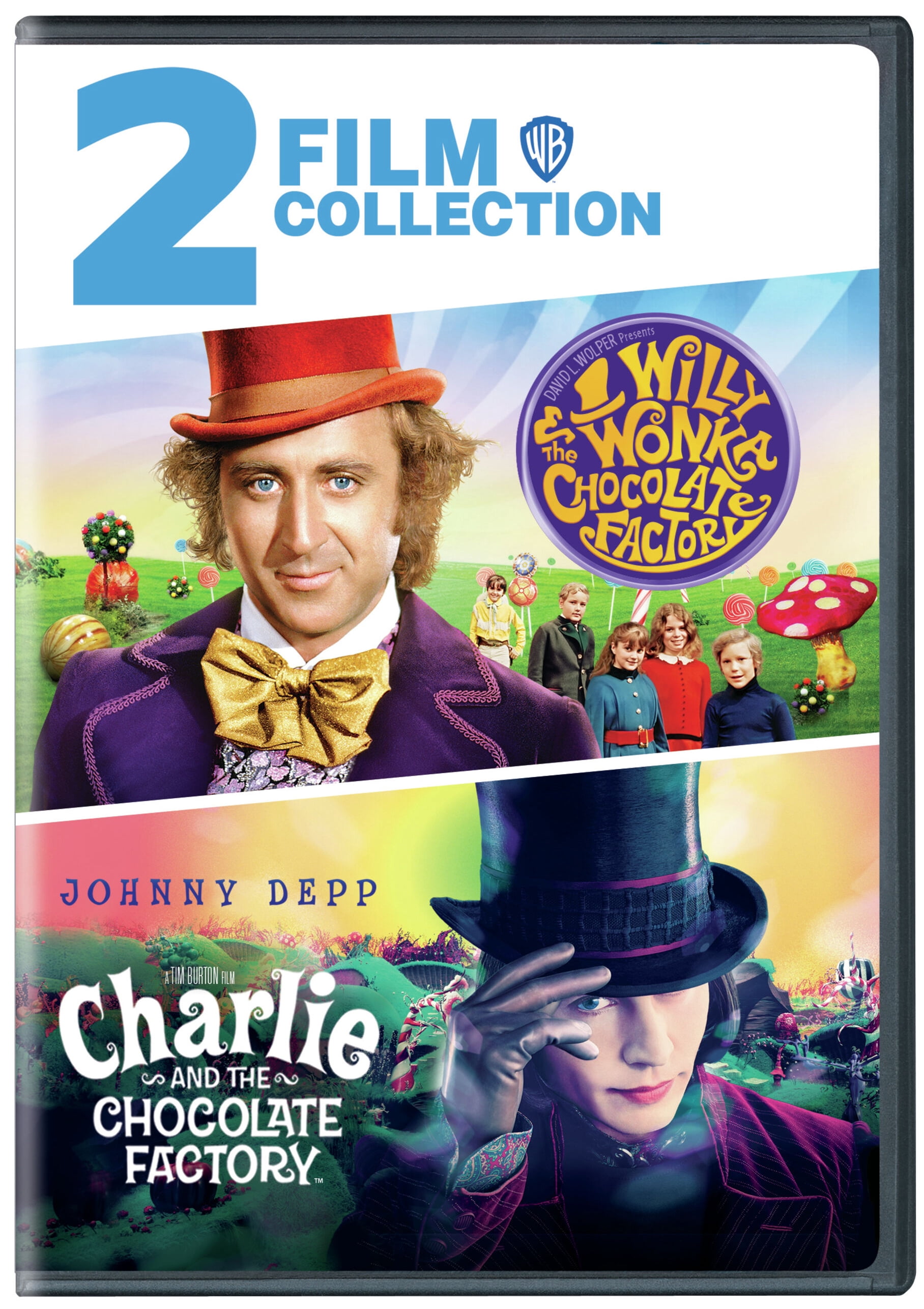 Willy Wonka / Charlie And The Chocolate Factory (Double Feature) (DVD), Family, Warner Bros.