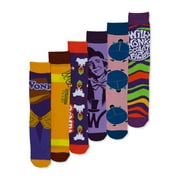 Willy Wonka Men's Crew Socks, 6-Pack