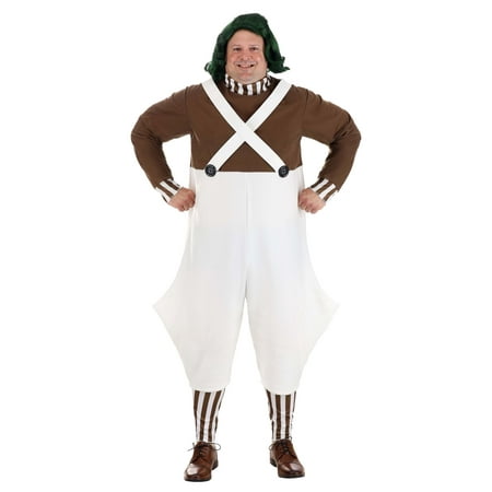 Willy Wonka Plus Size Adult Oompa Loompa Costume