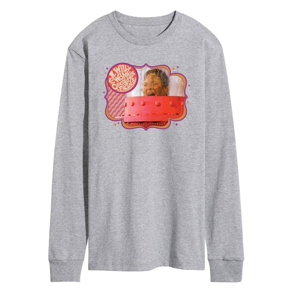 Willy Wonka & The Chocolate Factory - Augustus Gloop In A Tube - Men's Long Sleeve T-Shirt