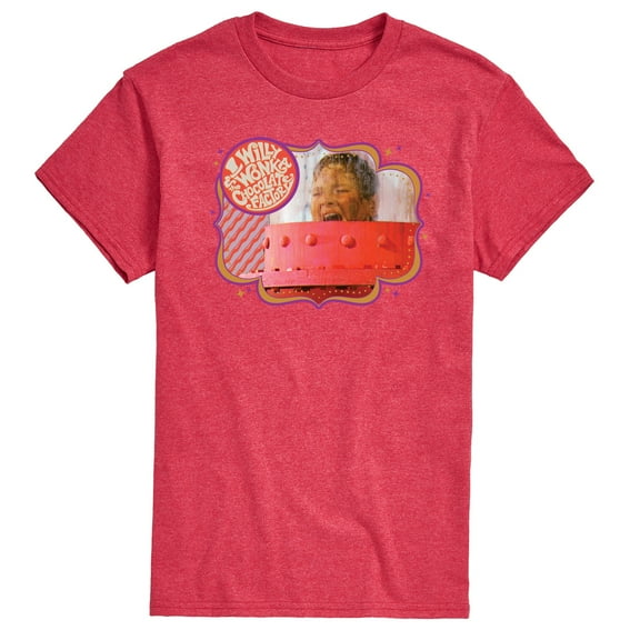 Willy Wonka & The Chocolate Factory - Augustus Gloop In A Tube - Men's Short Sleeve Graphic T-Shirt
