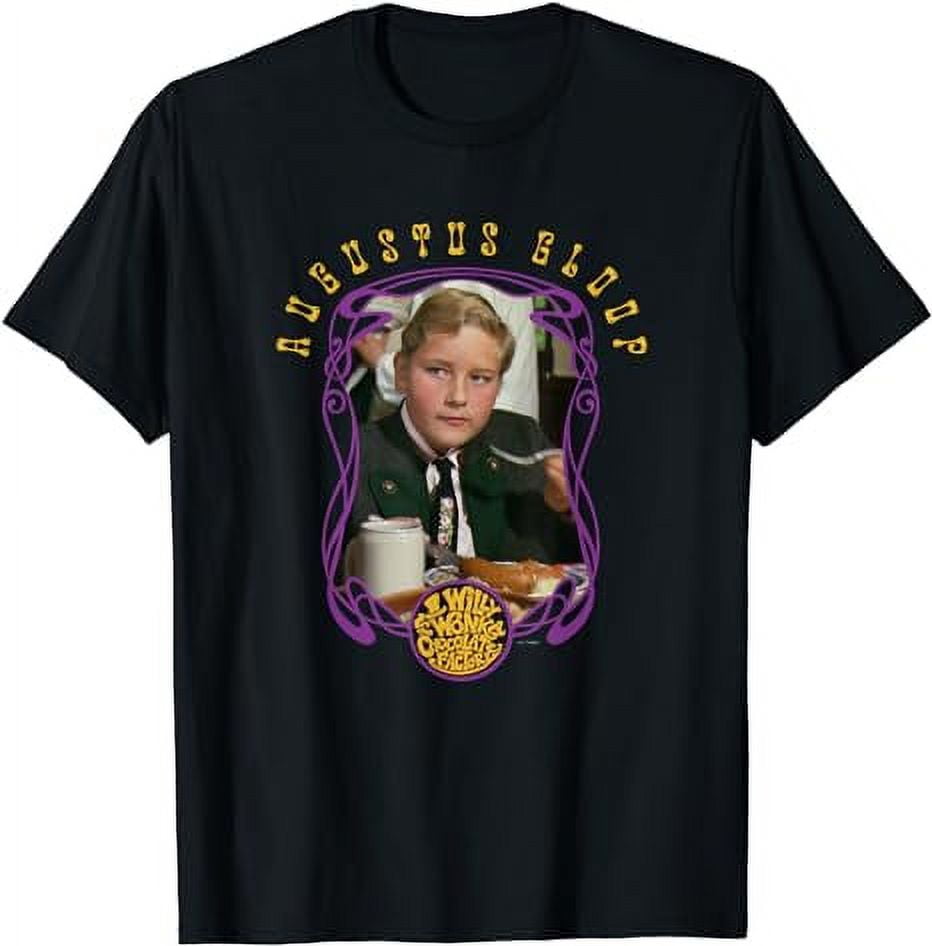 Willy Wonka & The Chocolate Factory Augustus Gloop Portrait T-Shirt ...