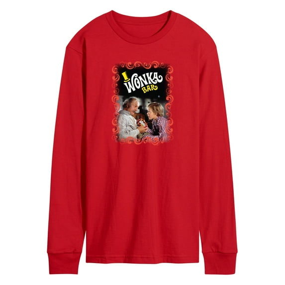 Willy Wonka & The Chocolate Factory - Charlie & Grandpa Joe - Men's Long Sleeve T-Shirt