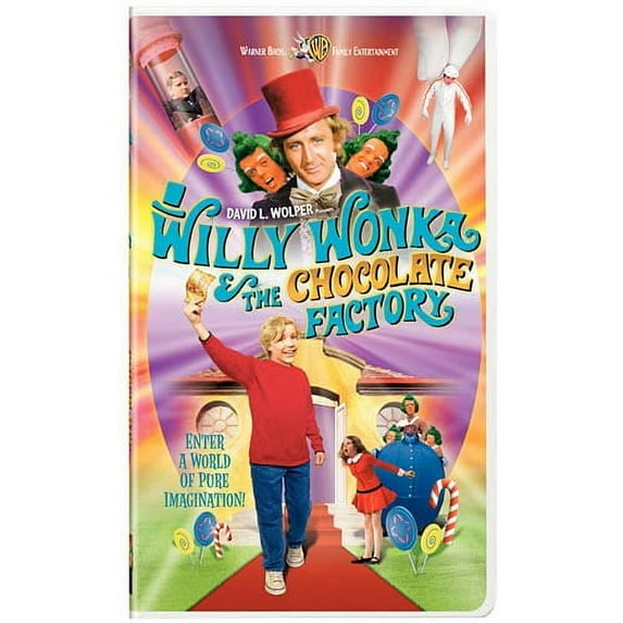Willy Wonka and the Chocolate Factory (VHS, 2001, Clamshell)TESTED RARE VINTAGE