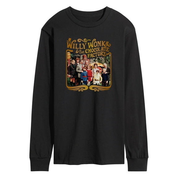 Willy Wonka & The Chocolate Factory - Golden Ticket Winner's Photo - Men's Long Sleeve T-Shirt