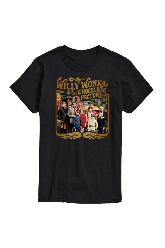 Willy Wonka & The Chocolate Factory - Golden Ticket Winner's Photo - Men's Short Sleeve Graphic T-Shirt