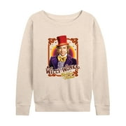 WARNER BROS. Willy Wonka & The Chocolate Factory - Golden Ticket - Women's Lightweight French Terry Long Sleeve Shirt