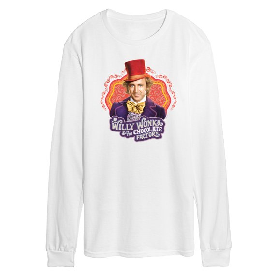 Willy Wonka & The Chocolate Factory - Original Movie Cover - Men's Long Sleeve T-Shirt